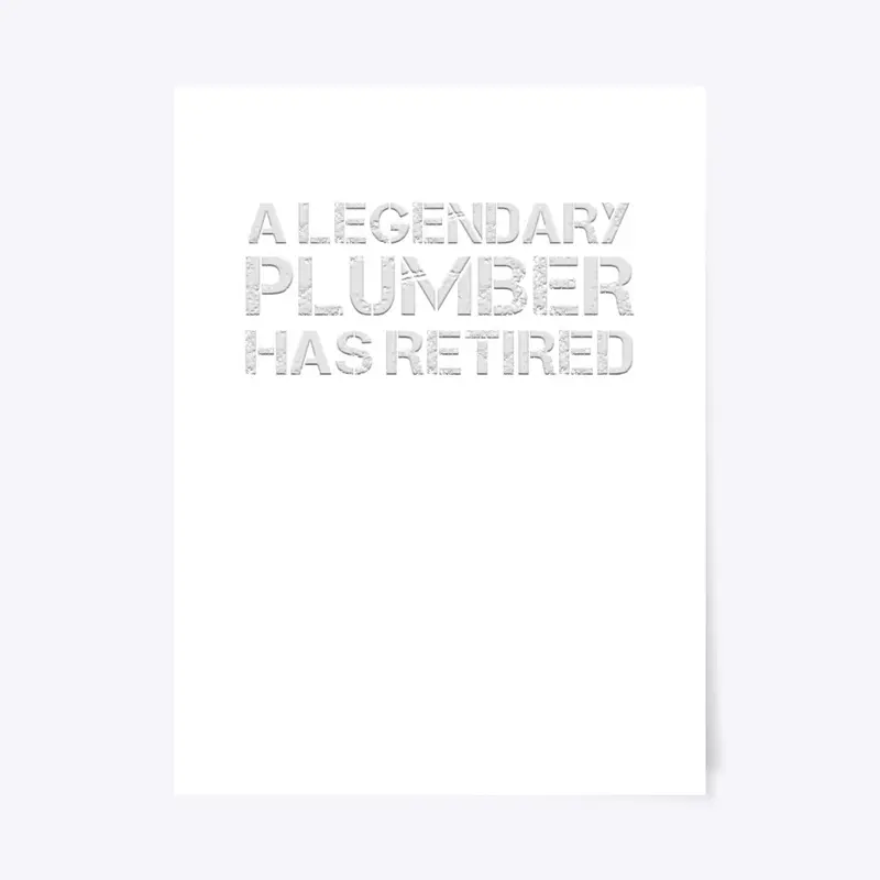 A Legendary Plumber Has Retired Plumbing